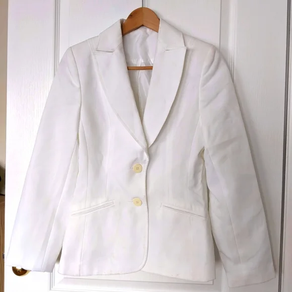 New Look Jackets Coats Vintage White Womens Blazer Poshmark